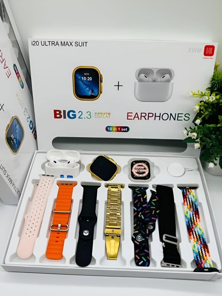i20 Ultra Max Suit Smart Watch | Bluetooth Calling, Fitness & Premium Design